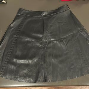 Faux Leather Skirt